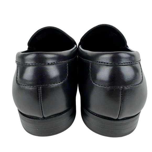 Alfani Black Faux Leather Men Penny Loafers - Picture 6 of 7